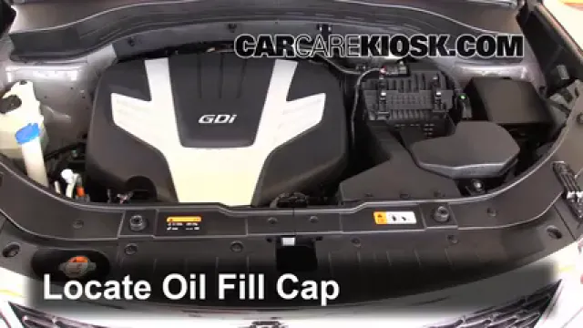 2014 Kia Sorento EX 3.3L V6 Huile Ajouter de l'huile